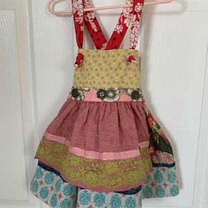 Matilda Jane apron dress 2T